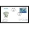 0209 Taaf terres australes Antarctic Lettre (cover) 21/07/1984 PA 80 PONT JEANNE D ARC