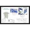 0223 Taaf terres australes Antarctic Lettre (cover) 27/02/1984 recommandé