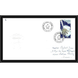 0245 Taaf terres australes Antarctic Lettre (cover) 27/08/1985