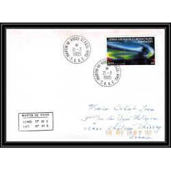 0250 Taaf terres australes Antarctic Lettre (cover) 21/03/1985