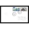 0258 Taaf terres australes Antarctic Lettre (cover) 27/08/1985