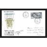 0272 Taaf terres australes Antarctic Lettre (cover) 08/07/1986 Signé signed
