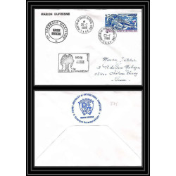 0275 Taaf terres australes Antarctic Lettre (cover) 25/07/1986