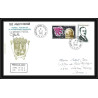 0280 Taaf terres australes Antarctic Lettre (cover) 08/07/1986 Signé signed