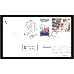 0282 Taaf terres australes Antarctic Lettre (cover) 01/01/1986 N° 121 Polardjorn PA 95 Recherche scientifique recommandé
