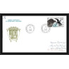 0314 Taaf terres australes Antarctic Lettre (cover) 01/01/1988 N° 132 Flore et faune antarctique : "Pétrel de Wilson