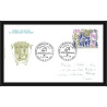0318 Taaf terres australes Antarctic Lettre (cover) 14/07/1989 PA 107 Bicentenaire de la Révolution française 