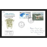 0330 Taaf terres australes Antarctic Lettre (cover) 01/01/1989 N° 142 + 146 Petrel bleu Plongée autonome