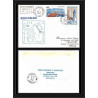 0730 Taaf terres australes Antarctic Lettre (cover) 18/11/1983 ENGINISTE KER MACON chef cuisine