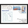 0730 Taaf terres australes Antarctic Lettre (cover) 18/11/1983 ENGINISTE KER MACON chef cuisine