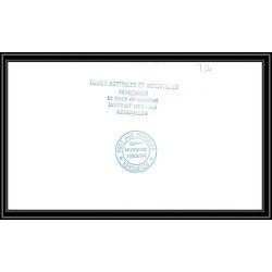 0734 Taaf terres australes Antarctic Lettre (cover) 17/12/1983 Dufresne op 84/2 chef cuisine 34ème mission Signé signed