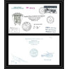 0747 Taaf terres australes Antarctic Lettre (cover) 17/12/1983 divers Dufresne CGM Signé signed heliker XX helicoptere