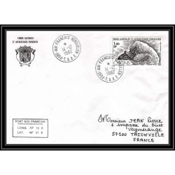 0748 Taaf terres australes Antarctic Lettre (cover) 14/12/1983 KERGUELEN CHIONIS