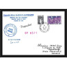 0749 Taaf terres australes Antarctic Lettre (cover) 04/12/1983 divers Dufresne FRANCE Signé signed paquebot dusfresne