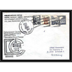 0808 USA Antarctic Lettre (cover) 1980 Deep freeze
