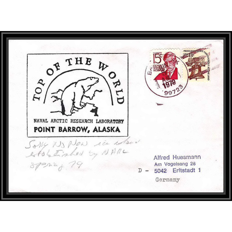 0822 USA Antarctic Lettre (cover) 1979