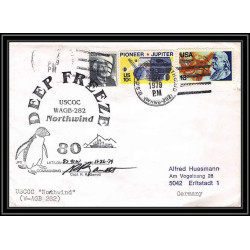 0824 USA Antarctic Lettre (cover) 1979 Deep freeze