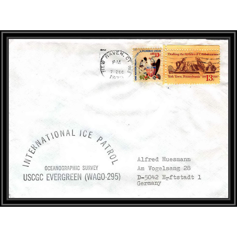 0825 USA Antarctic Lettre (cover) 1979 ICE PATROL