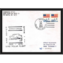 0829 USA Antarctic Lettre (cover) 1979 BYRD Polar FLIGHT