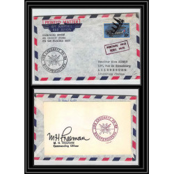 0843 USA Antarctic Lettre (cover) RARE