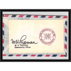 0843 USA Antarctic Lettre (cover) RARE