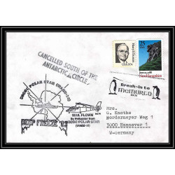 0845 USA Antarctic Lettre (cover) Deep freeze 93