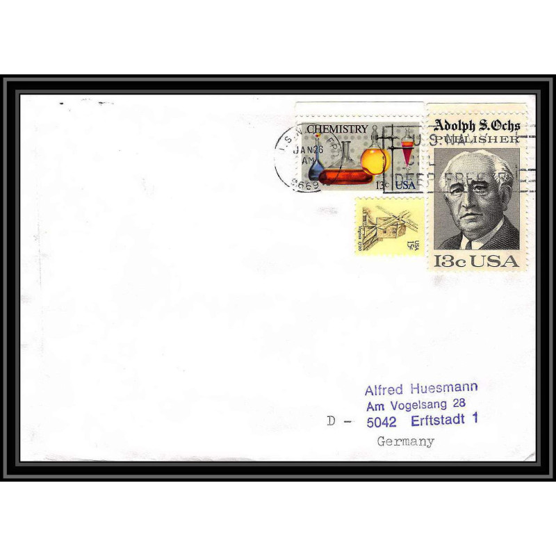 0849 USA Antarctic Lettre (cover) 