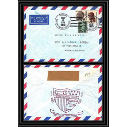 0859 USA Antarctic Lettre (cover) 1970 RARE BURTON ISLAND