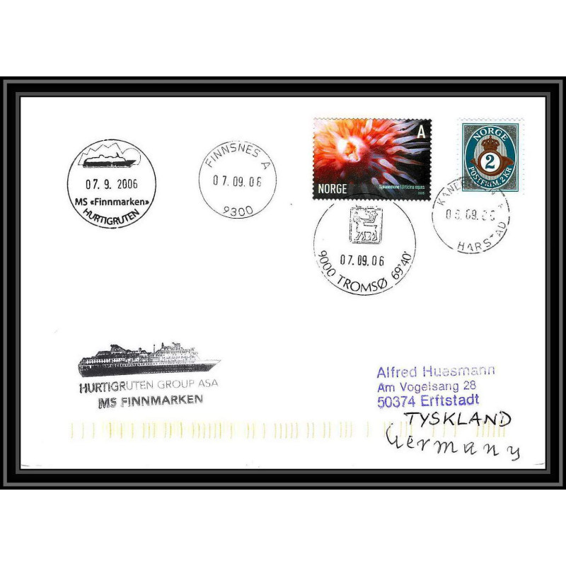 0879 Skandinavien Arktis Lettre (cover) Norvège (Norway) Antarctic 2006 