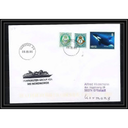 0887 Skandinavien Arktis Lettre (cover) Norvège (Norway) Antarctic 2006 