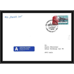 0889 Skandinavien Arktis Lettre (cover) Norvège (Norway) Antarctic 1993