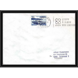 0921 Skandinavien Arktis Lettre (cover) Norvège (Norway) Antarctic 