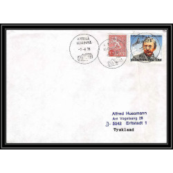0922 Skandinavien Arktis Lettre (cover) Finlande (Finland suomi) Antarctic 1978