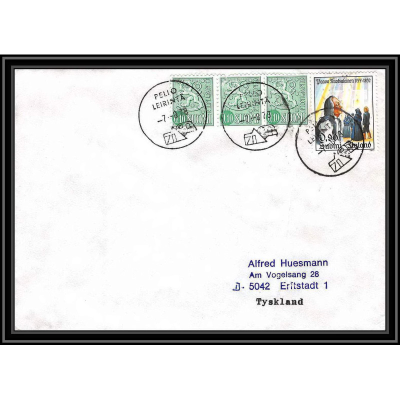 0923 Skandinavien Arktis Lettre (cover) Finlande (Finland suomi) Antarctic 1978