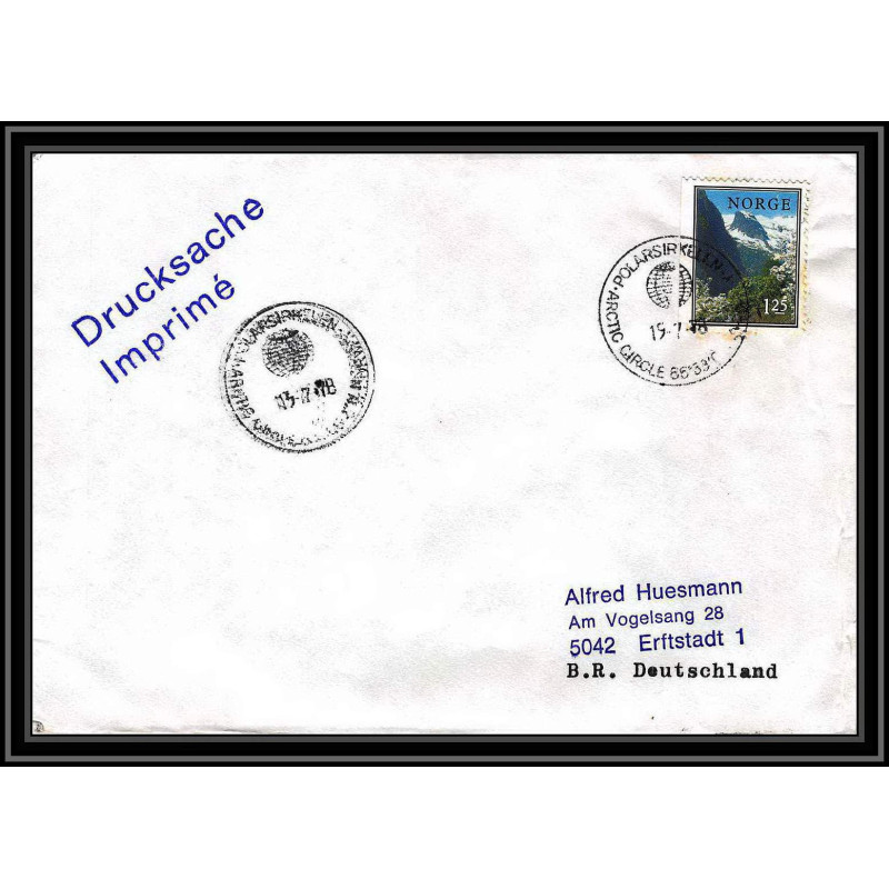 0926 Skandinavien Arktis Lettre (cover) Norvège (Norway) Antarctic 1978