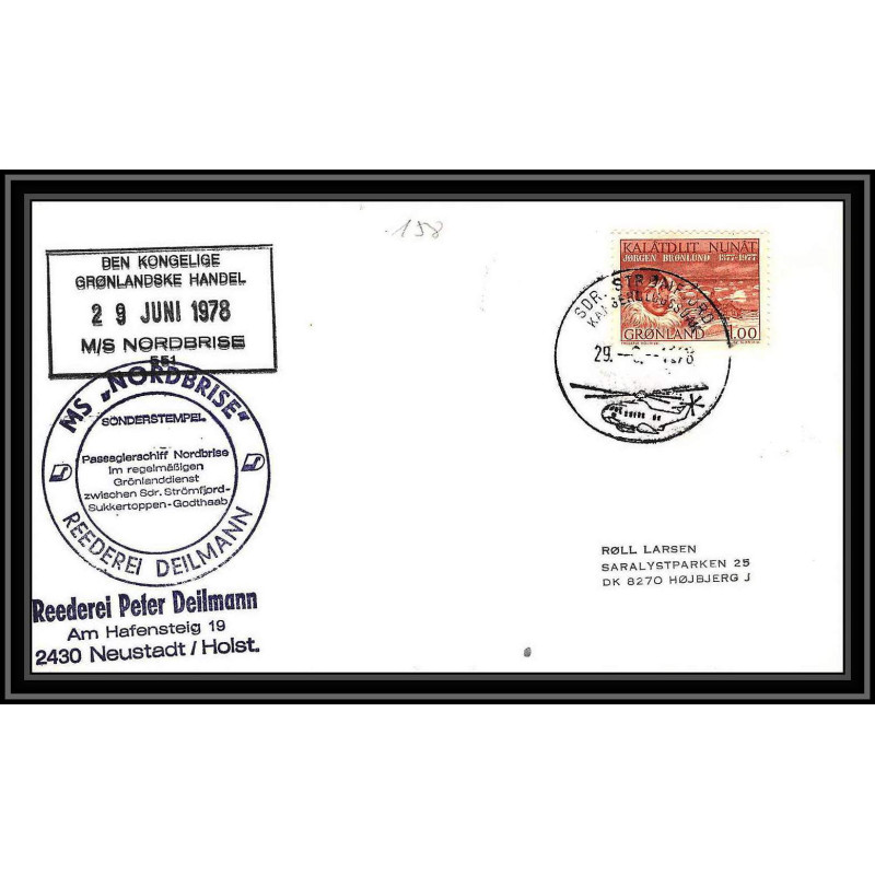 0931 Skandinavien Arktis Lettre (cover) Groenland (Greenland) Antarctic 1978