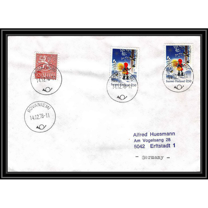 0932 Skandinavien Arktis Lettre (cover) Finlande (Finland suomi) Antarctic 1978