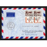0933 Skandinavien Arktis Lettre (cover) Suède (Sweden) Antarctic 1971