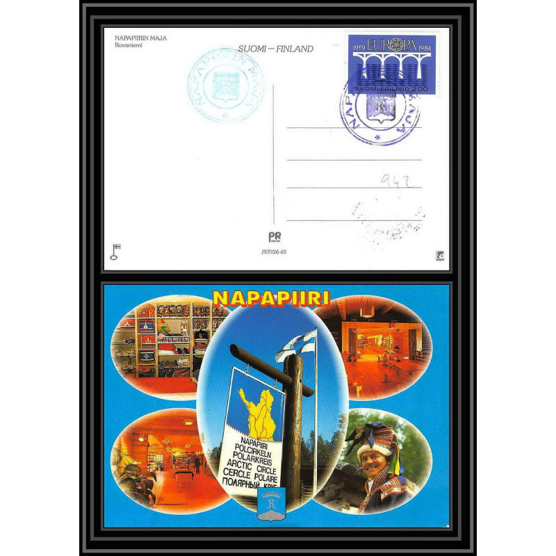 0942 Skandinavien Arktis Lettre (cover) Finlande (Finland suomi) Antarctic 