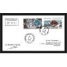 0959 Taaf terres australes Antarctic Lettre (cover) 1980 kerguelen Signé signed autograph