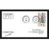 0961 Taaf terres australes Antarctic Lettre (cover) 1980 Signé signed signed autograph