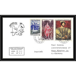 0976 Taaf terres australes Antarctic Lettre (cover) 38ème mission 1988