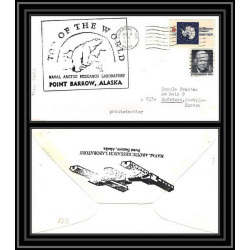 0988 Antarctic Polar Antarctica USA Lettre (cover) 04/09/1976 POINT BARROW