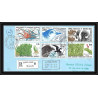 1160 lot de 4 Lettres avec cad différents Taaf terres australes Antarctic covers 1989 Signé signed recommandé betemp