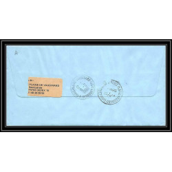 1161 lot de 4 Lettres avec cad différents Taaf terres australes Antarctic covers N°103 Signé signed recommandé
