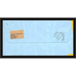 1163 lot de 4 Lettres avec cad différents Taaf terres australes Antarctic covers N°104 -1989 recommandé
