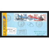 1164 lot de 4 Lettres avec cad différents Taaf terres australes Antarctic covers N°106A 1989 recommandé