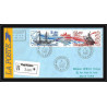 1164 lot de 4 Lettres avec cad différents Taaf terres australes Antarctic covers N°106A 1989 recommandé