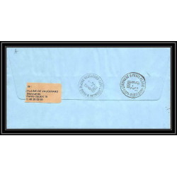1164 lot de 4 Lettres avec cad différents Taaf terres australes Antarctic covers N°106A 1989 recommandé