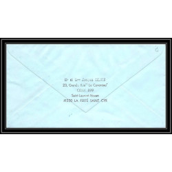 1167 lot 4 Lettres cad différents Taaf terres australes Antarctic covers N°96/99 Satellite 1988 espace space recommandé